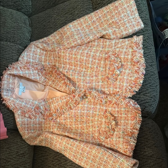 AGB Pink Pleated Mini Skirt Casual Resort Wear - Picture 3 of 4